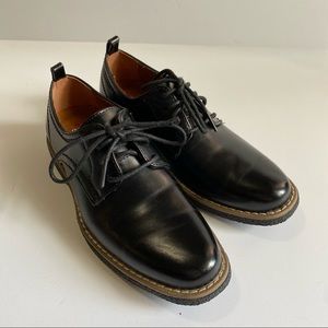 Deer Stags Zander Black Dress Shoes Boys Sz 1M